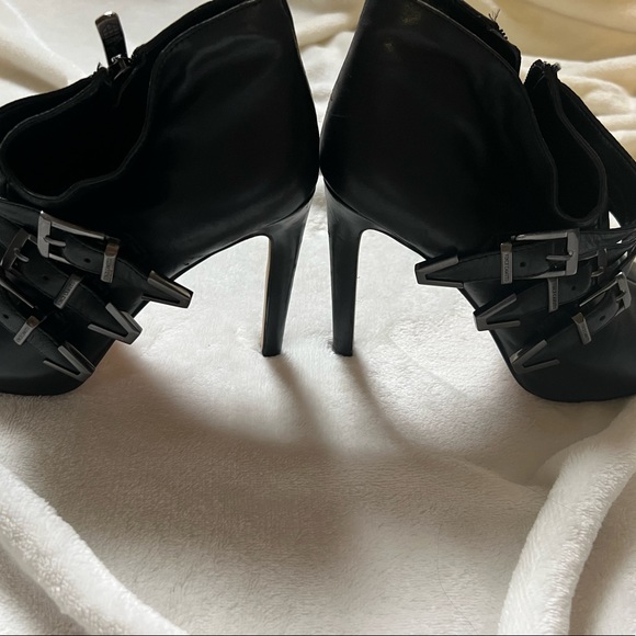 Black High heel ankle boot shoes - Picture 5 of 6
